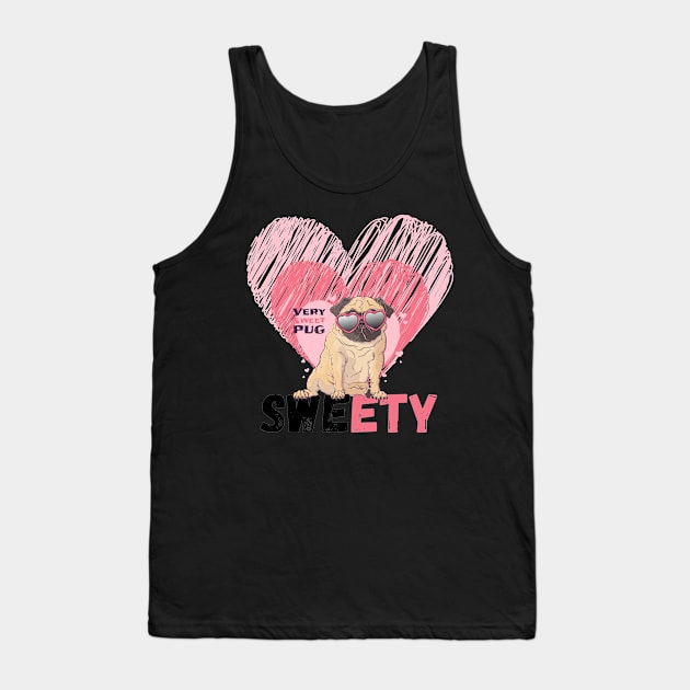 sweet pug Tank Top by EdithBlerr